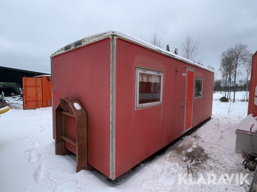 Personalvagn Lyckselevagnen PVDT56 på lastväxlarram