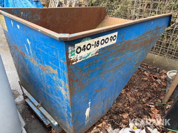 Rullbar tippcontainer