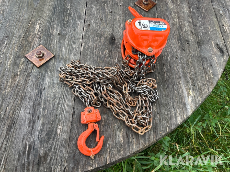 Lyftblock Biltema 500 kg