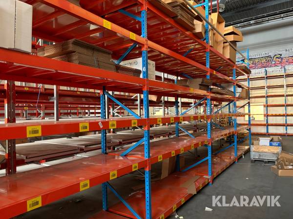Lagerhyllor 150 kg per hyllplan
