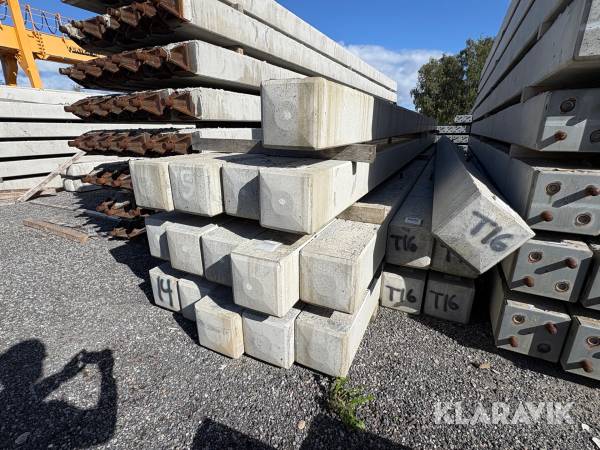 Betongpåle utan beslag Centrum Pile 300X300 T08