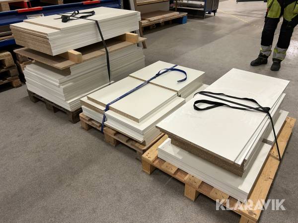 Parti med hyllplan i olika dimensioner