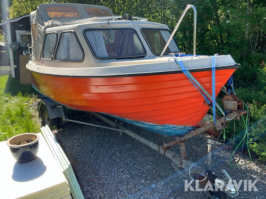Båt Ryds 1045 med Honda 4-takt 45hk och kärra 