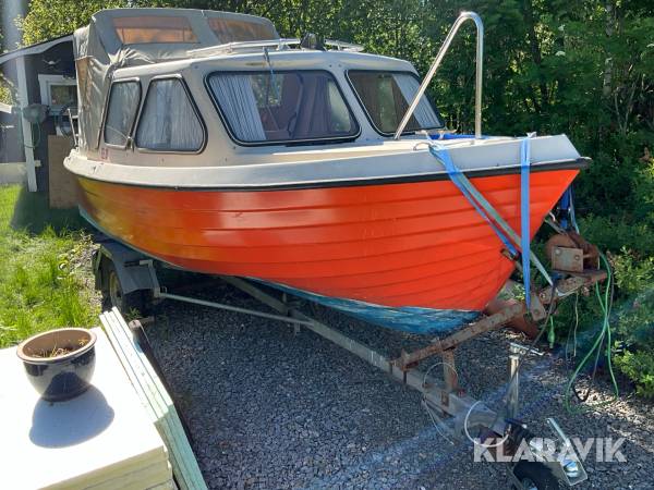 Båt Ryds 1045 med Honda 4-takt 45hk och kärra 