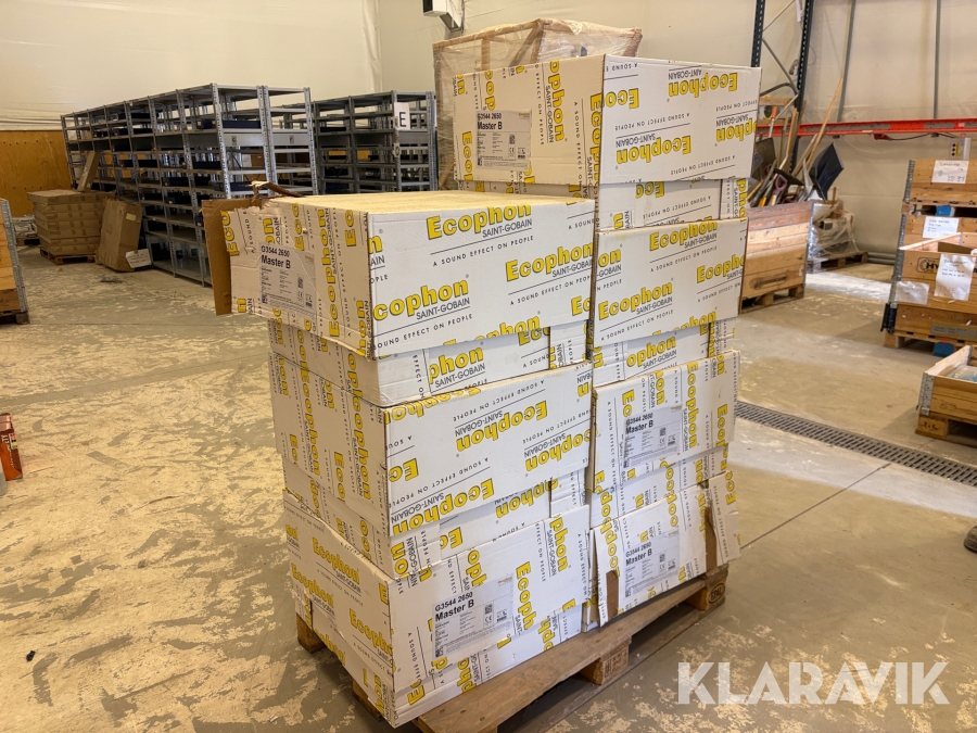 Innertaksplattor Ecophon Saint-Gobain Master B 600x600