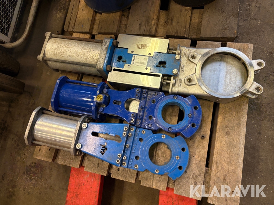 Pneumatisk skjutspjäll CYL / Orbinox 3st