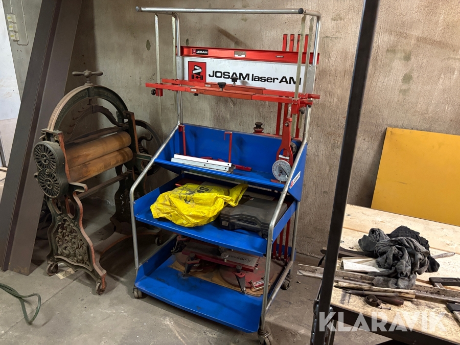 Hjulmätning för tunga fordon Josam Laser AM542