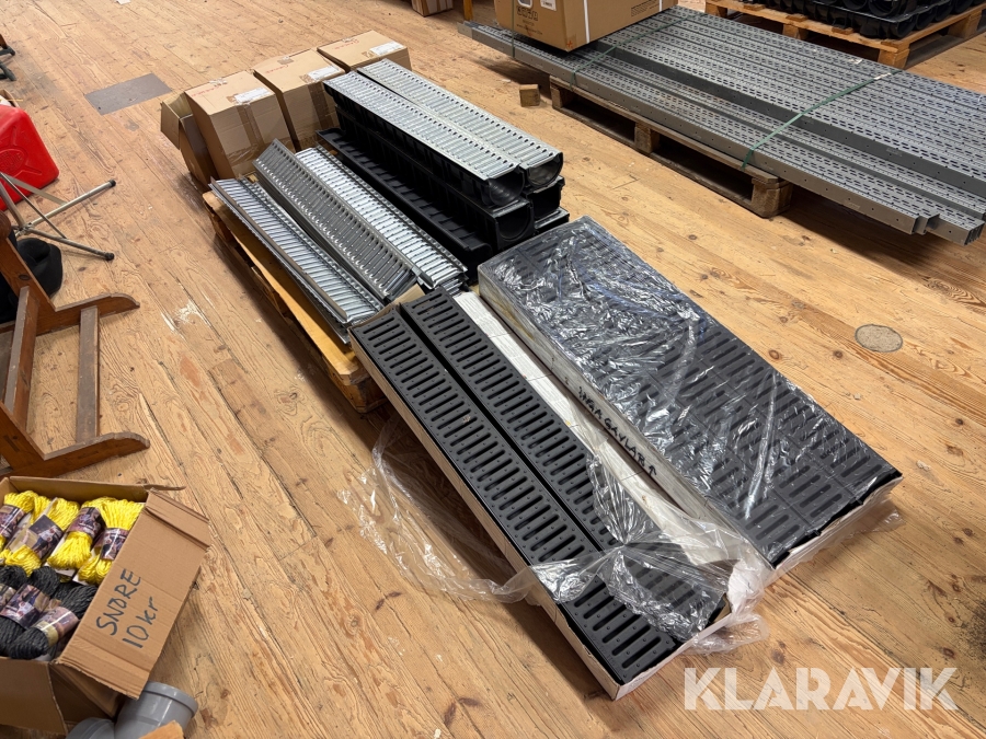 Parti Markrännor och tillbehör Stora-Drain/Mufle