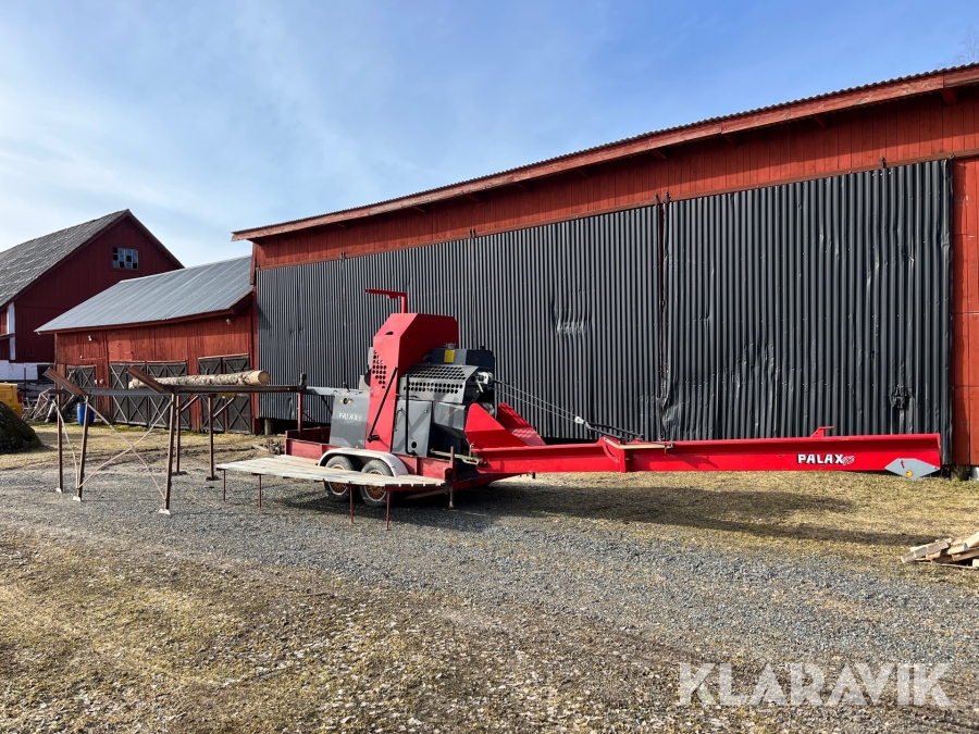 Vedprocessor Palax Power 70 på kärra