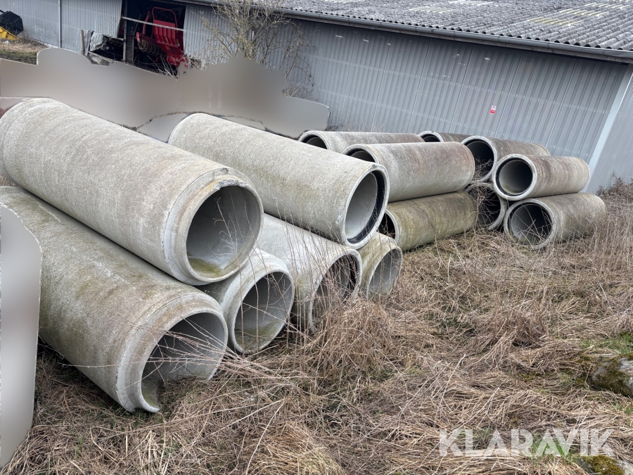 Betongringar / Brunnringar Benders - Totalt 19st