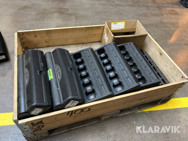 Laddare till Komradio Motorola DP3400/DP4400 6 st 6-fack