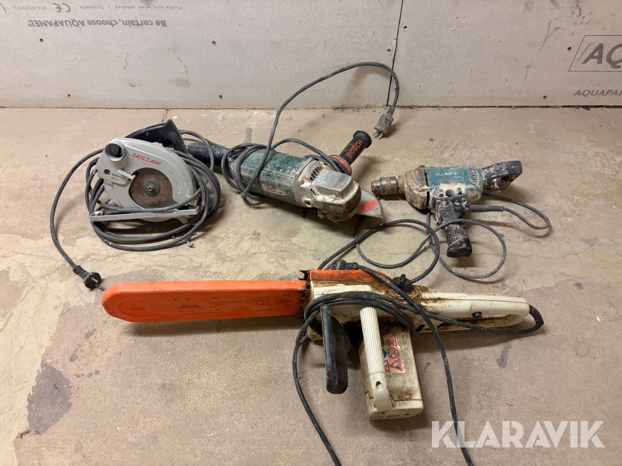 Paket med maskiner Bosch, Skilsaw, Stihl