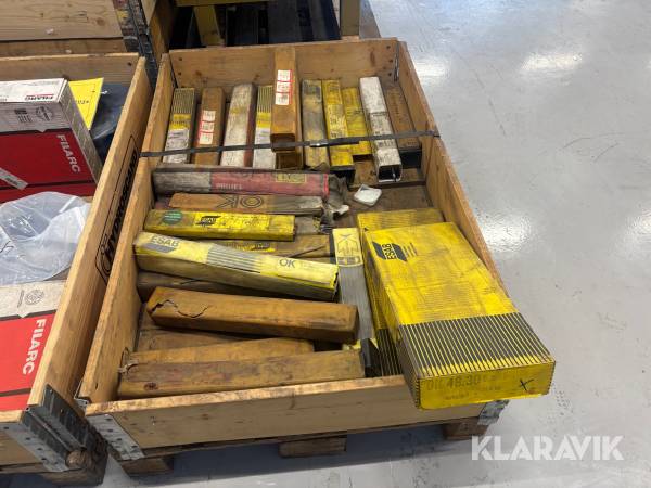 Blandpall med svetselektroder