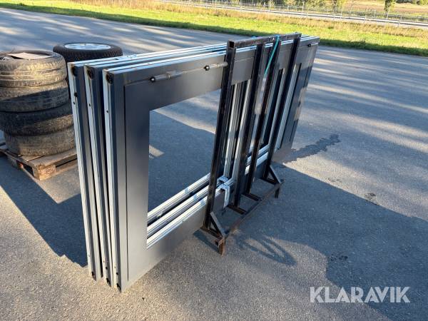 Dörrar Aluminium 3 st