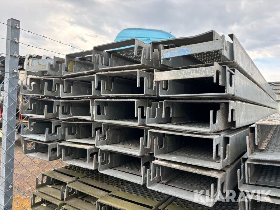 Stålplank/ställningsplank Haki 3m 40 st