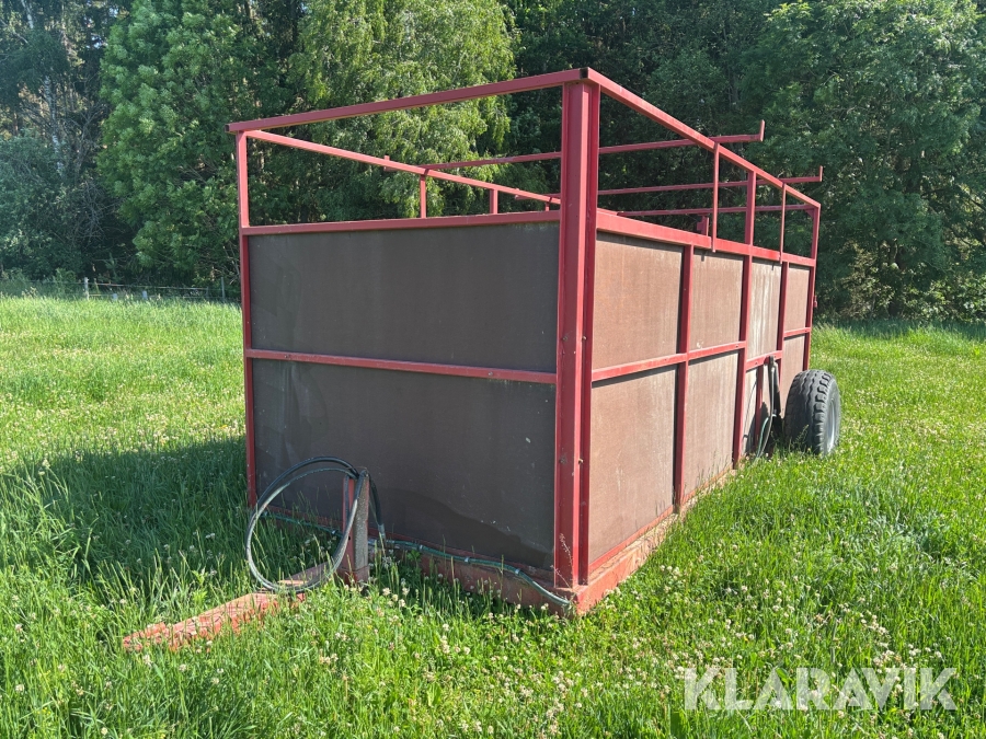 Djurvagn 5x2m hydraulisk
