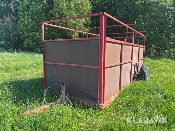 Djurvagn 5x2m hydraulisk
