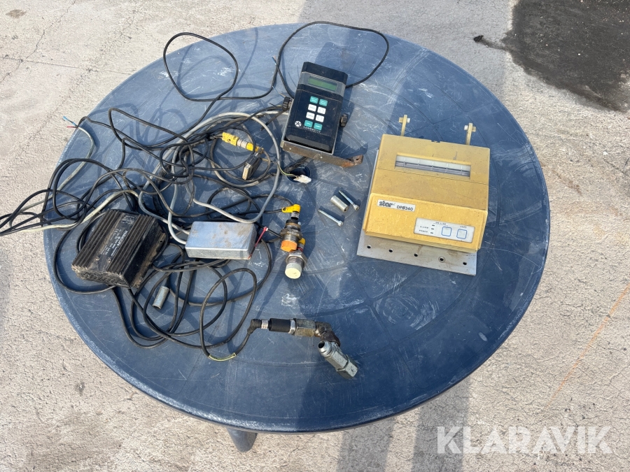 Våg/skrivare till hjullastare Lundaman Classic