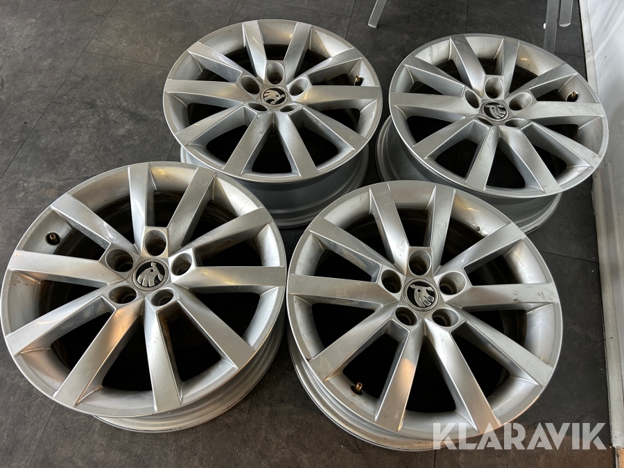 Aluminiumfälgar Skoda 4 st