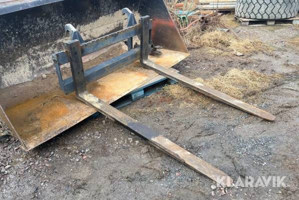 Pallgafflar extra långa TIK SMS Trima fäste 2,5 ton