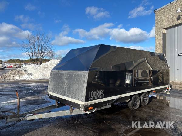 Släpvagn med kåpa Lorries Snowmaster 495