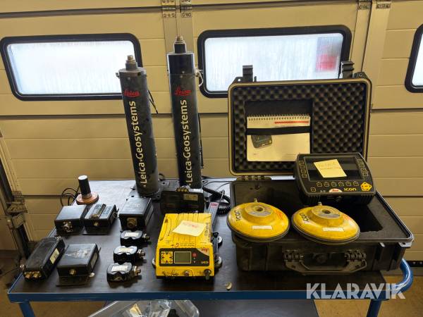 Grävsystem Leica Icon 3D med GPS 80 och 4G