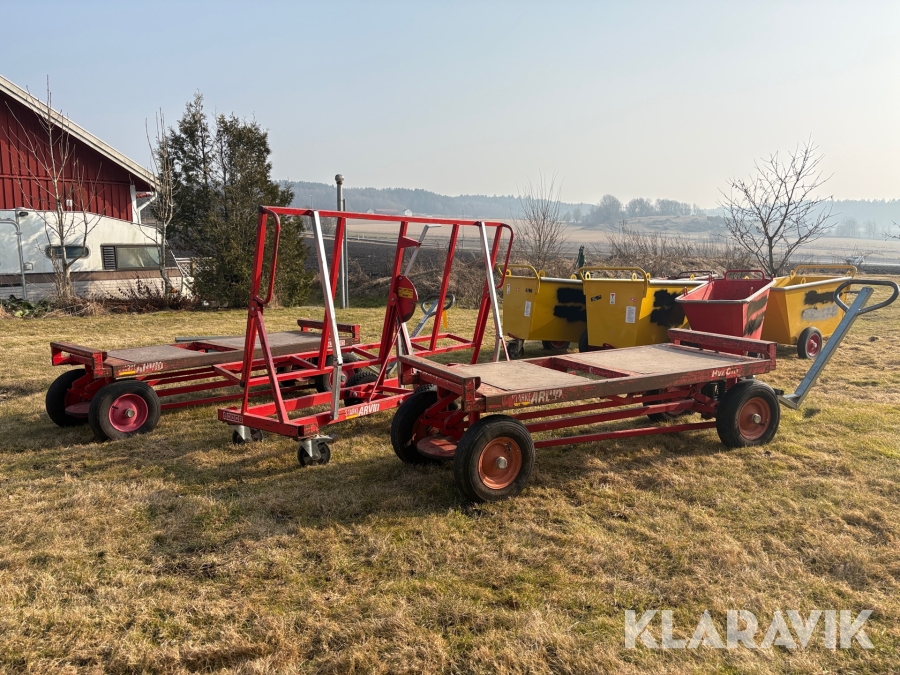 Pumpvagnar & skivvagn Starke Arvid