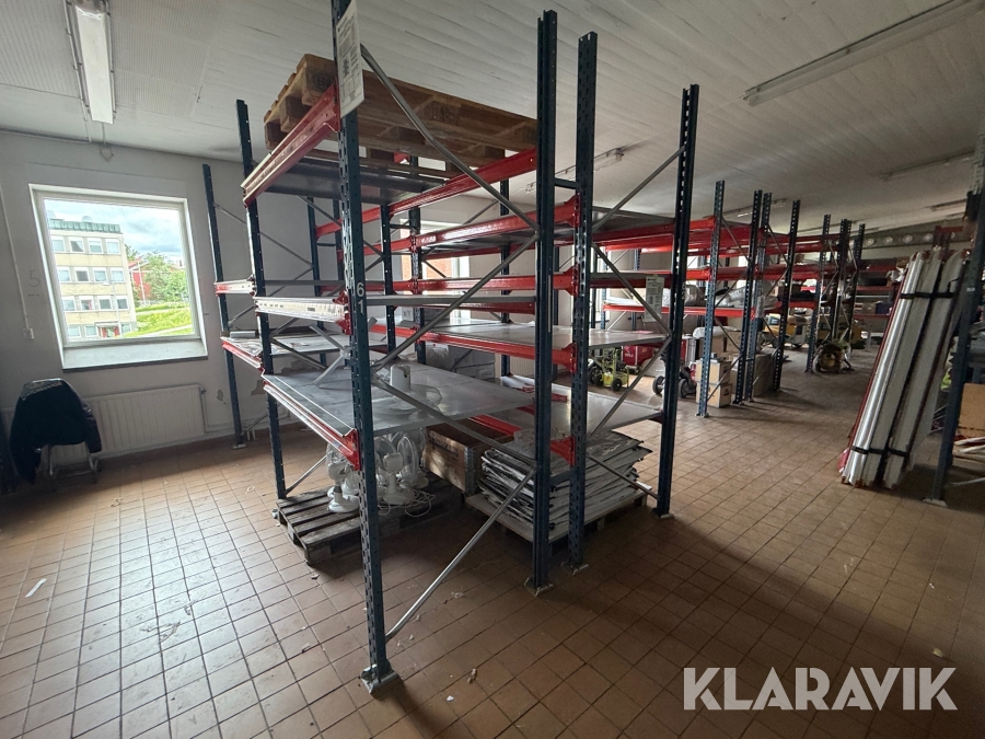 Pallställage 4sektioner a’ 185cm x 3m högt Constructor Rack 83