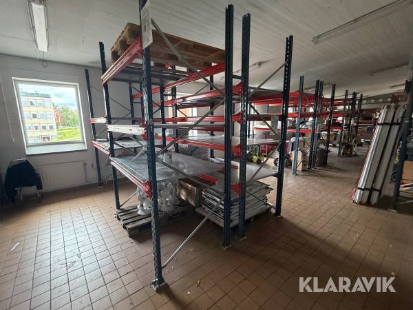 Pallställage 4sektioner a’ 185cm x 3m högt Constructor Rack 83
