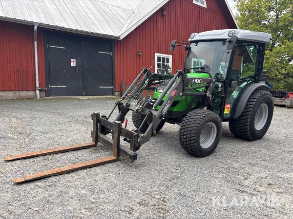 Traktor Deutz Fahr Agrokid 230 med frontlastare