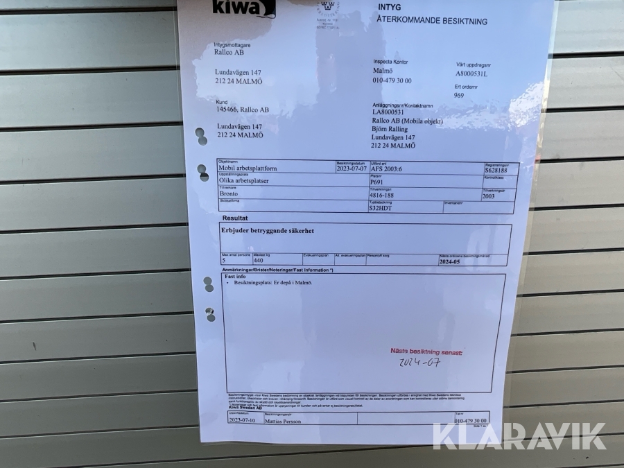 Billift Scania P114GB6X2, Malmö, Klaravik auktioner