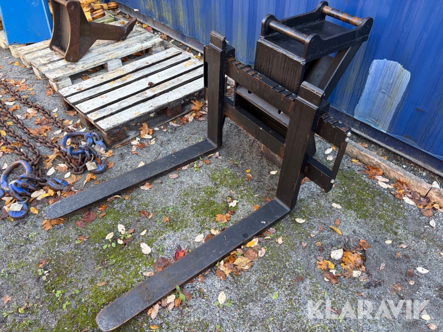 Pallgafflar ställd till 90 grader