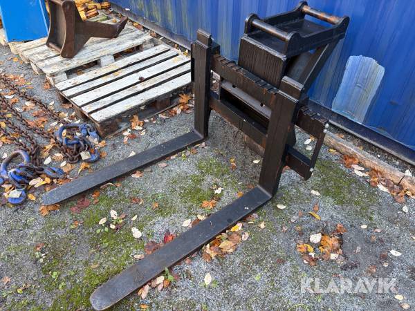 Pallgafflar ställd till 90 grader