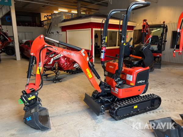 Grävmaskin Kubota U10-5 med skopor
