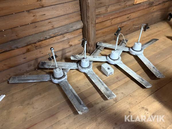 Takfläktar Frico ICF55 4 st med styrdon
