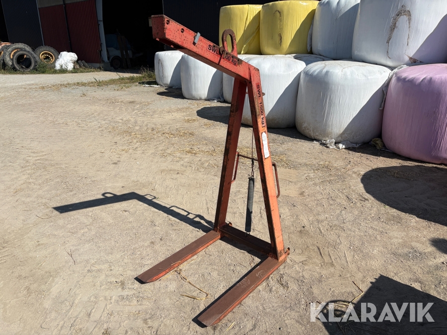 Pallgafflar till kran SWL 1500kg