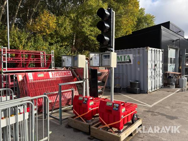 Trafikljus skytteltrafik 2 st Sila