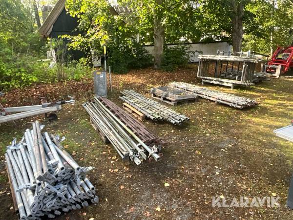 Byggställning Haki ca 230delar + 46 stödben