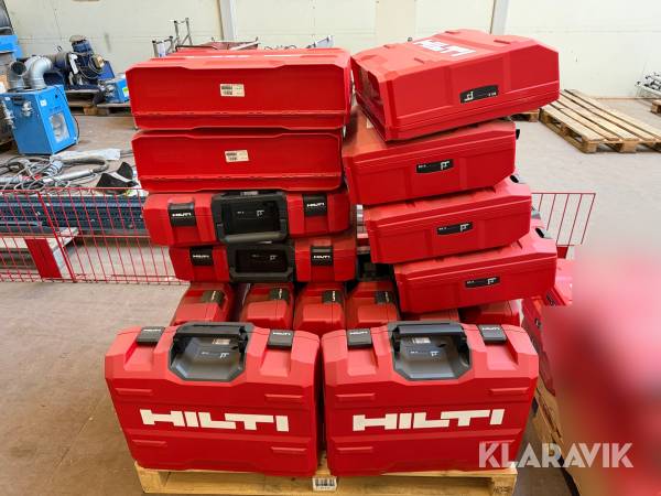 Tomma byggmaskinslådor Hilti BX 3 16 st