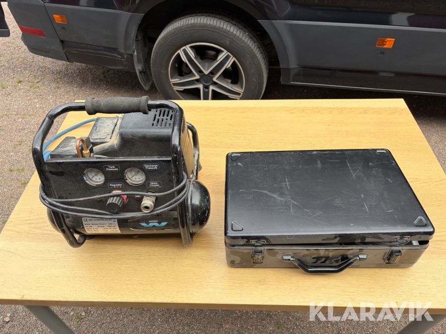 Kompressor Workman EX S4-11 och eldriven färgspruta