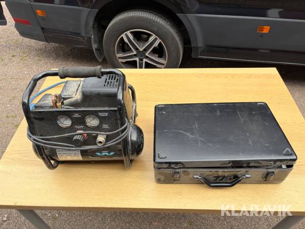 Kompressor Workman EX S4-11 och eldriven färgspruta