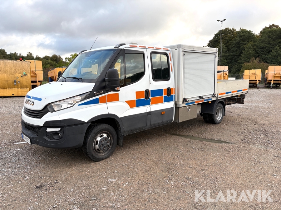 Lastbil Iveco Daily 50-180 Hi-Matic med kran