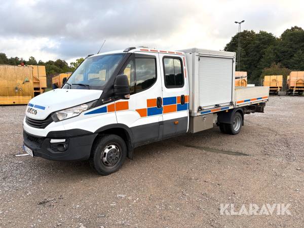 Lastbil Iveco Daily 50-180 Hi-Matic med kran