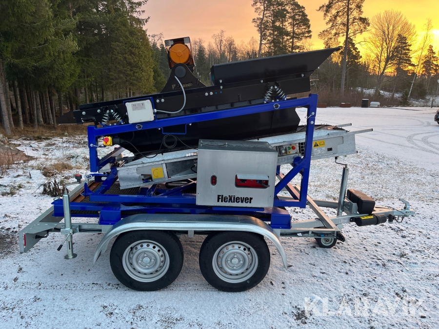Mobilt sorteringsverk Flexiever Minitrailer