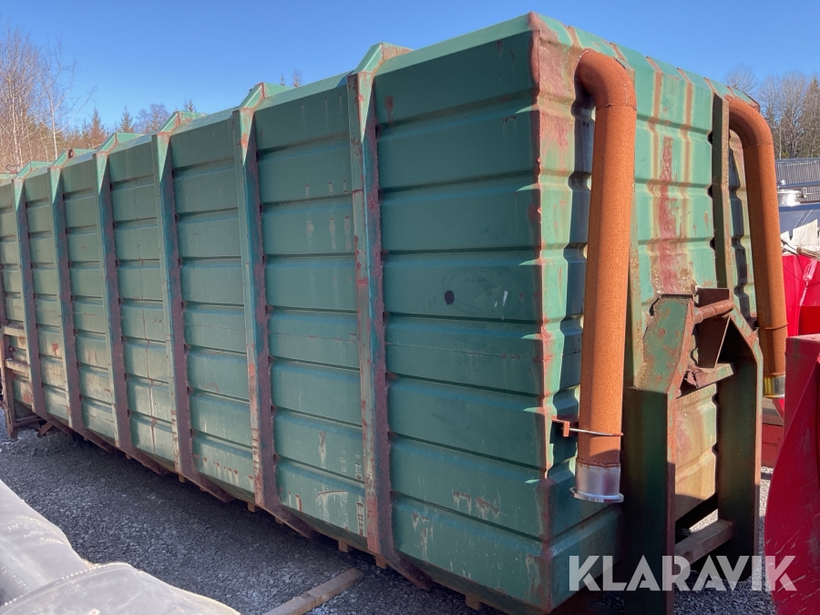 Torrsugscontainer lastväxlarram