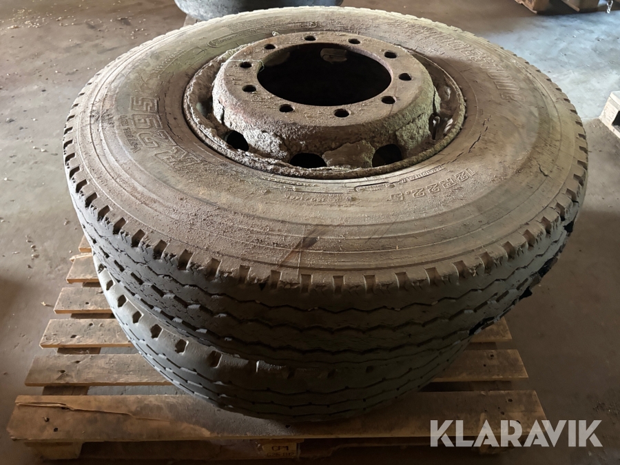 Hjul för vagn Bridgestone 12R22.5 2st