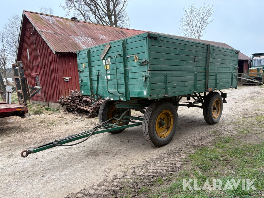 Spannmålsvagn SLMA 722 med fyrvägstipp