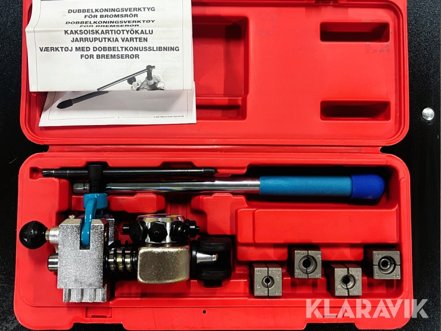 Dubbelkoningsverktyg för bromsrör Biltema 19-1260