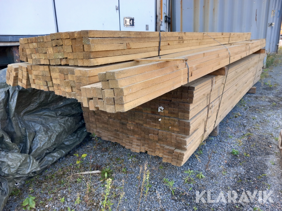 Tryckimpregnerad läkt 3400m