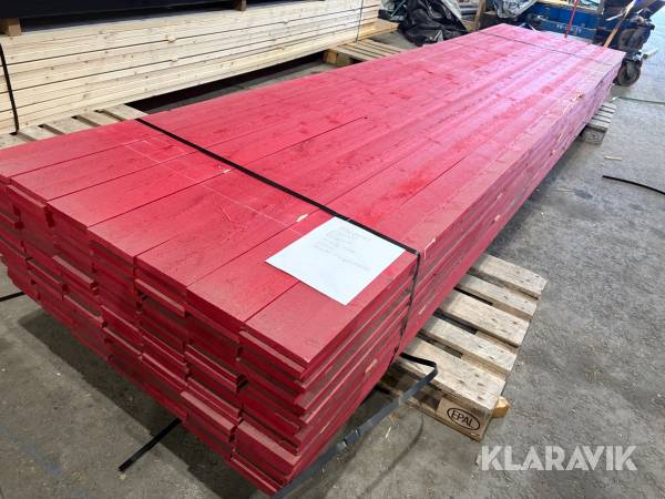Ytterpanel 20x145 rödgrund